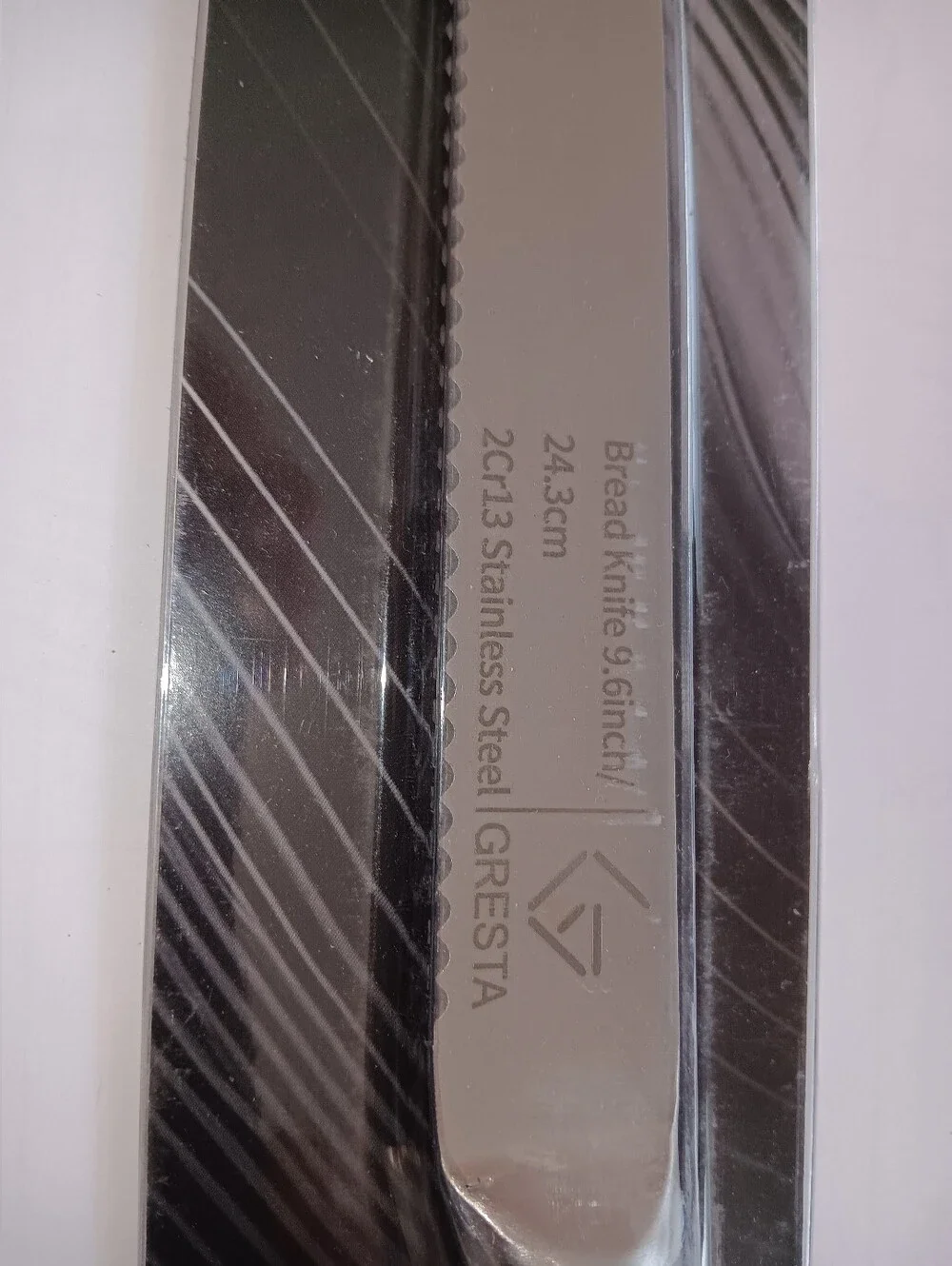 New 15-inch Stainless Steel Bread Knife